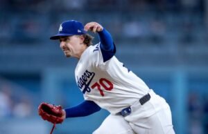 Justin Wrobleski teve uma noite difícil quando os Dodgers caíram para os Mariners