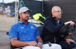 Bryson DeChambeau pode deixar o Aberto da Inglaterra após um pênalti polêmico