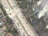 Incêndio em Eagle Rock engole uma casa e destrói outras duas no calor do verão
