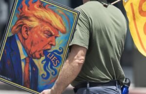 Manifestantes de Pasadena protestam contra tiroteios no ICE no Dia Nacional de Ação