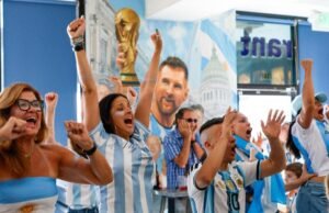 Com a glória da Copa do Mundo, os torcedores argentinos migram para este mercado familiar do Vale
