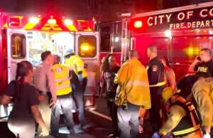Pacificadores e enfermeiras para vítimas do tiroteio em Compton