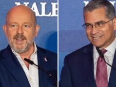 Durante o discurso em Los Angeles, Becerra e Hilton apresentaram proposta para novembro