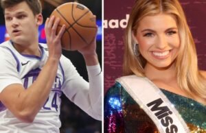 O novo Laker Walker Kessler apresentou a Miss América 2025 Abbie Stockard