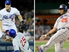 Jeff Kent e Andruw Jones juntaram-se durante uma temporada esquecível dos Dodgers
