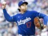 Shohei Ohtani, dos Dodgers, foi tocado desde quarta-feira