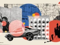 Arte em um museu de Los Angeles que questiona a identidade americana