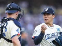 Yoshinobu Yamamoto começou mal na vitória dos Dodgers sobre o Arizona