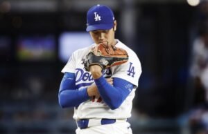 O joelho de Shohei Ohtani está causando grandes problemas para os Dodgers