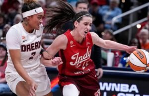 A estrela do Fever, Caitlin Clark, jogará contra o Sparks esta noite