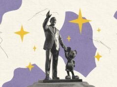Oferta de ingressos para a Disneylândia, e a última com a Paramount-Warner Bros.