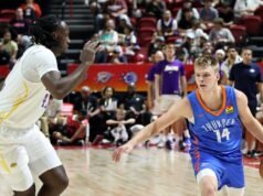 Arthur Kaluma, do Lakers, marcou 34 pontos em uma performance de destaque
