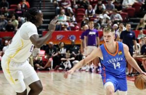 Arthur Kaluma, do Lakers, marcou 34 pontos em uma performance de destaque